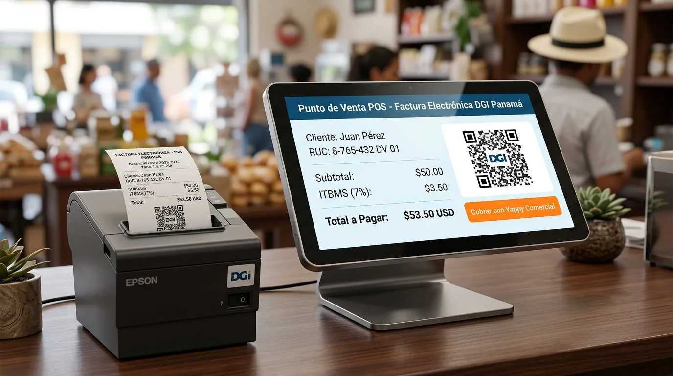 Punto de Venta POS con Facturación Electrónica DGI en Panamá
